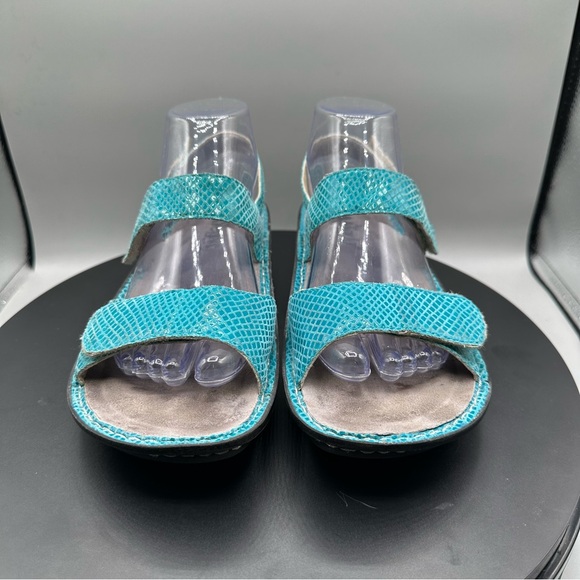 Alegria Verona Leather Sandal Aqualita Women Size 39 - Picture 2 of 6